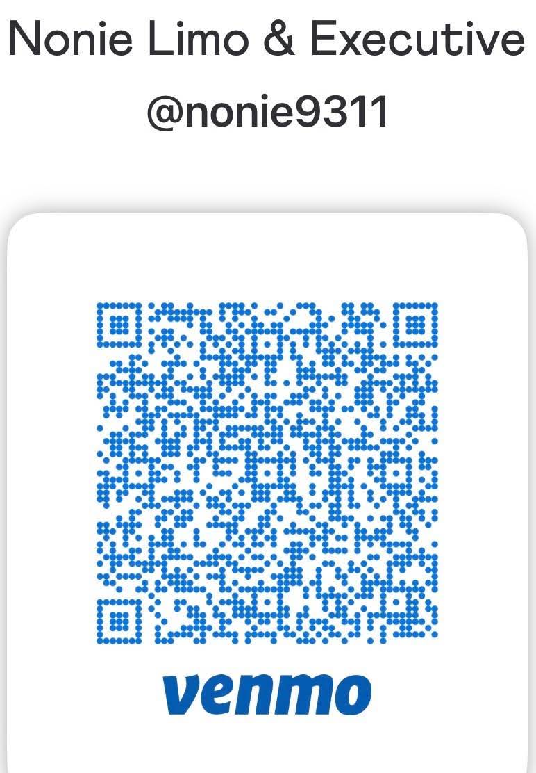 Venmo QR code for Nonie Limo & Executive